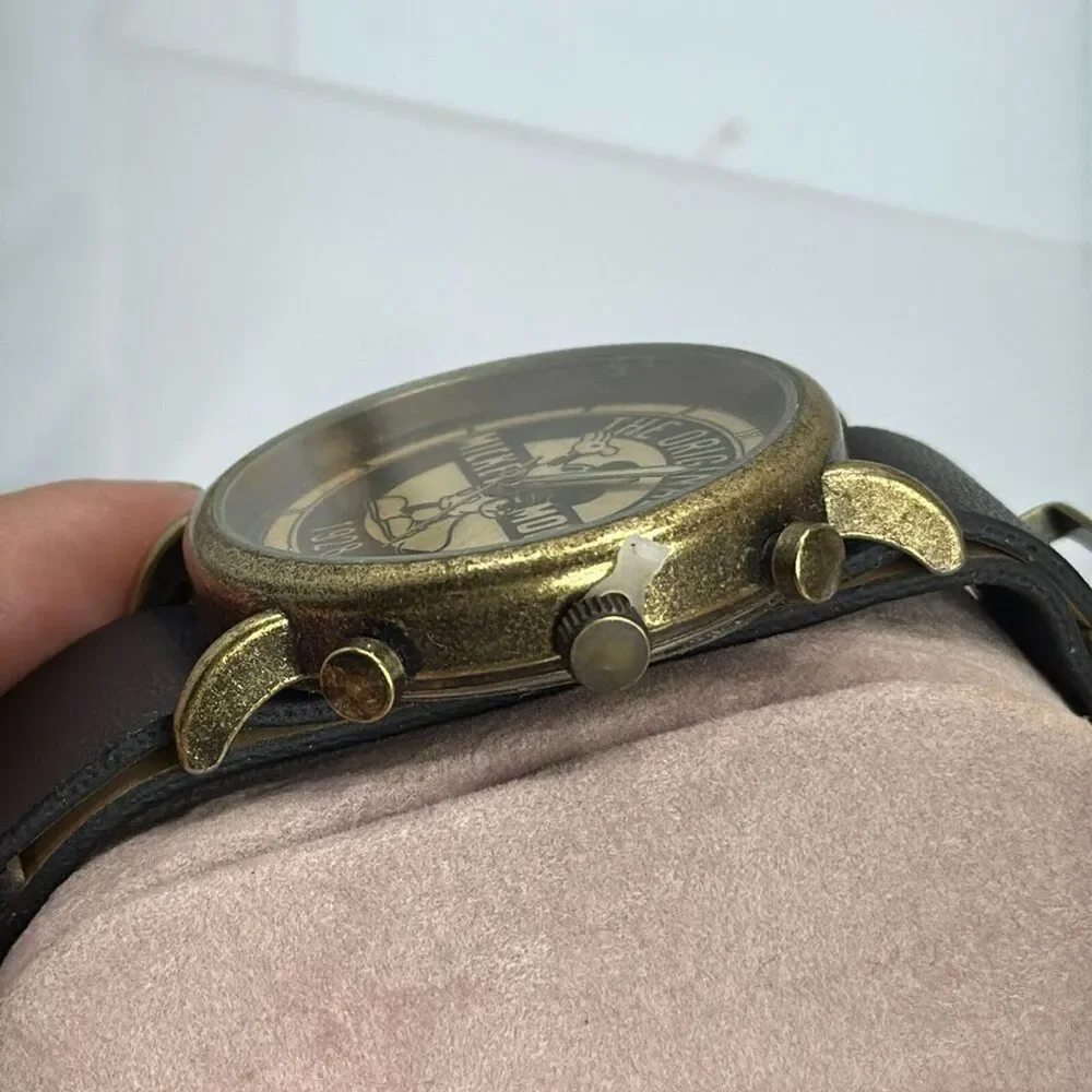 (Z4) Disney MICKEY THE REAL ORIGINAL 90 YEARS Retro wristwatch anniversary 1928 - Picture 2 of 10